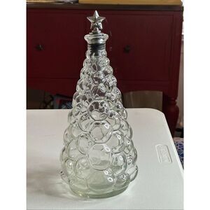 Crystal Tree Wine Liquor Glass Decanter
